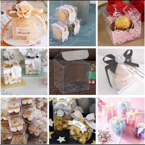 Clear gift boxes for favors, party weddings 97 pc - Picture 5 of 8